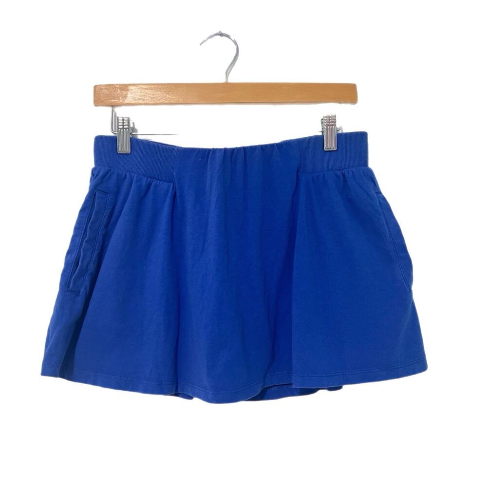 Free People FP Movement Mini Skort Royal Blue Women Size Medium Tennis Picklebal
